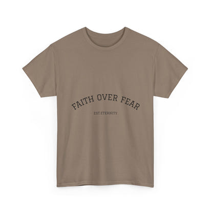 Faith Over Fear Eternity Tee | Unisex Shortsleeved T-shirt | White