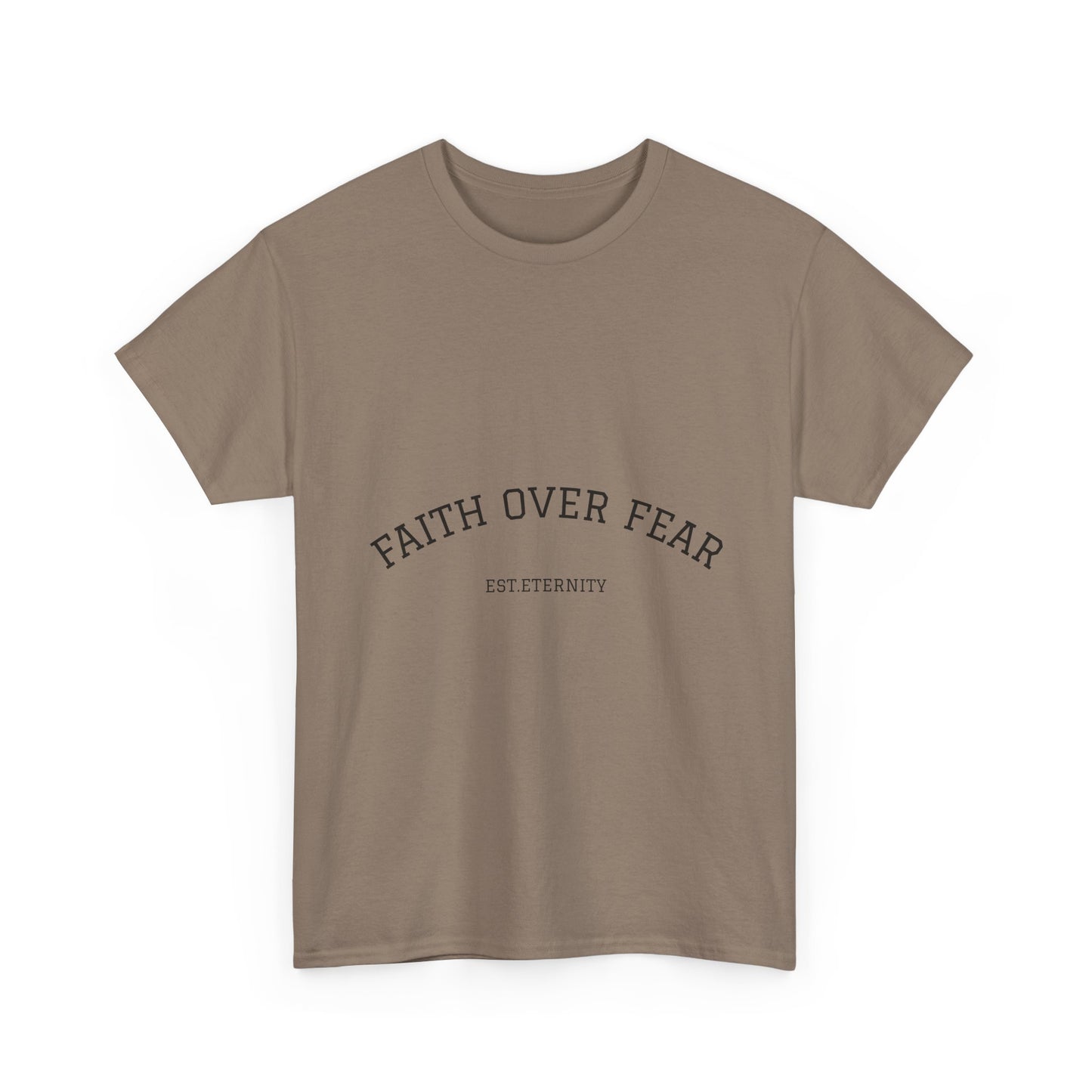 Faith Over Fear Eternity Tee | Unisex Shortsleeved T-shirt | White