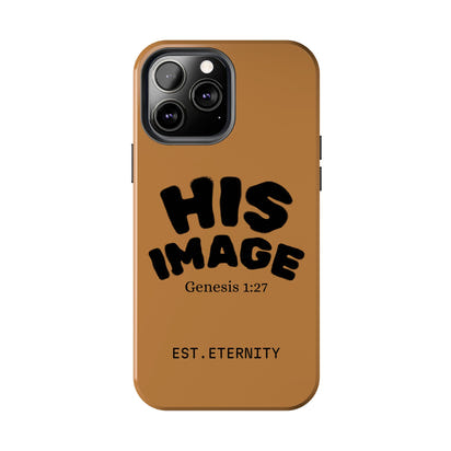 Stylish Tough Phone Case - HIS IMAGE, Durable Phone Cover, Unique Gift, Modern Design, Trendy Accessories, Personalized Tech