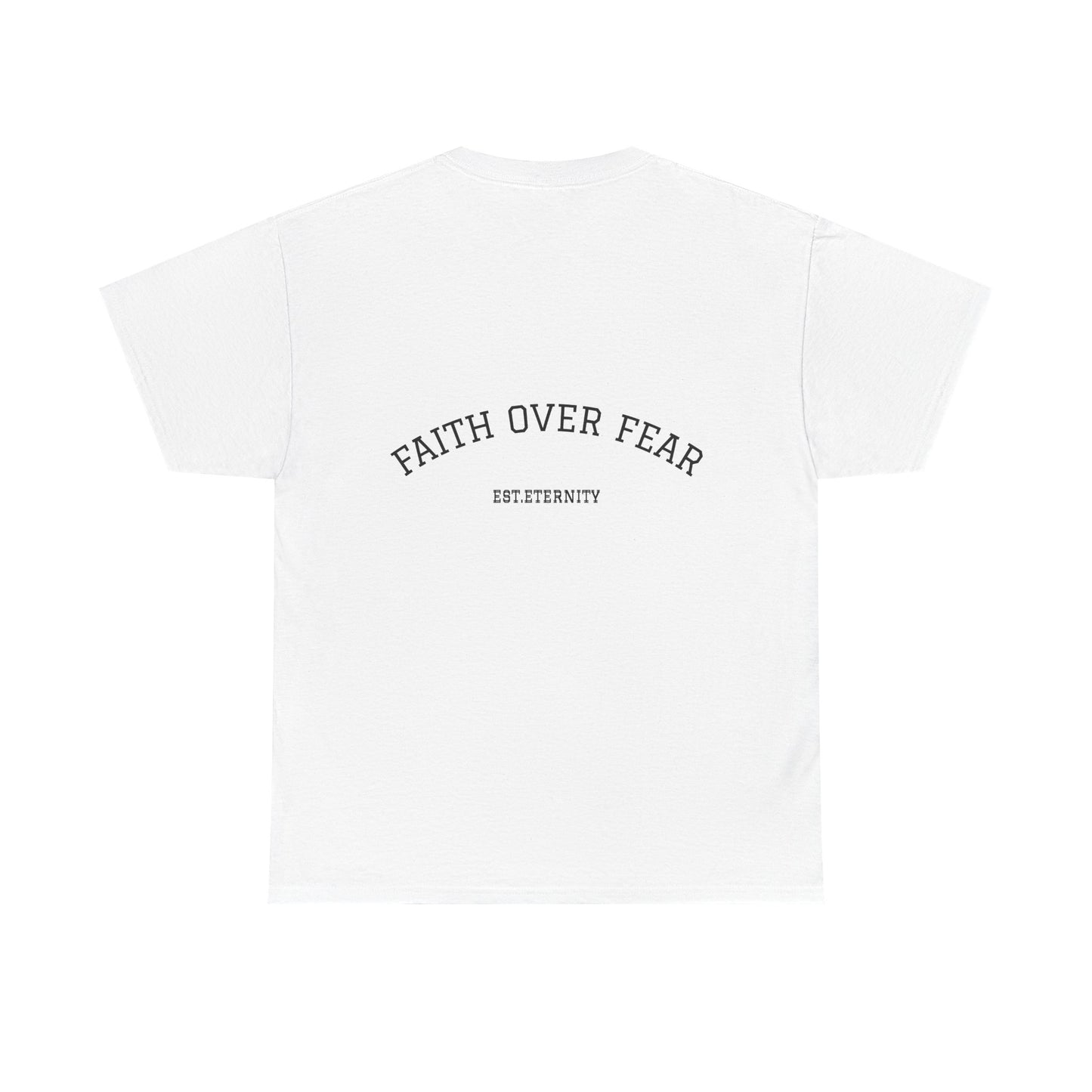 Faith Over Fear Eternity Tee | Unisex Shortsleeved T-shirt | White