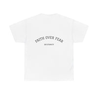Faith Over Fear Eternity Tee | Unisex Shortsleeved T-shirt | White