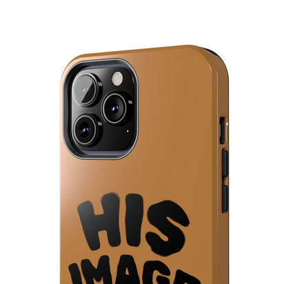 Stylish Tough Phone Case - HIS IMAGE, Durable Phone Cover, Unique Gift, Modern Design, Trendy Accessories, Personalized Tech