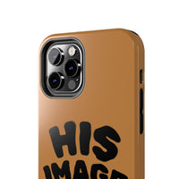 Stylish Tough Phone Case - HIS IMAGE, Durable Phone Cover, Unique Gift, Modern Design, Trendy Accessories, Personalized Tech