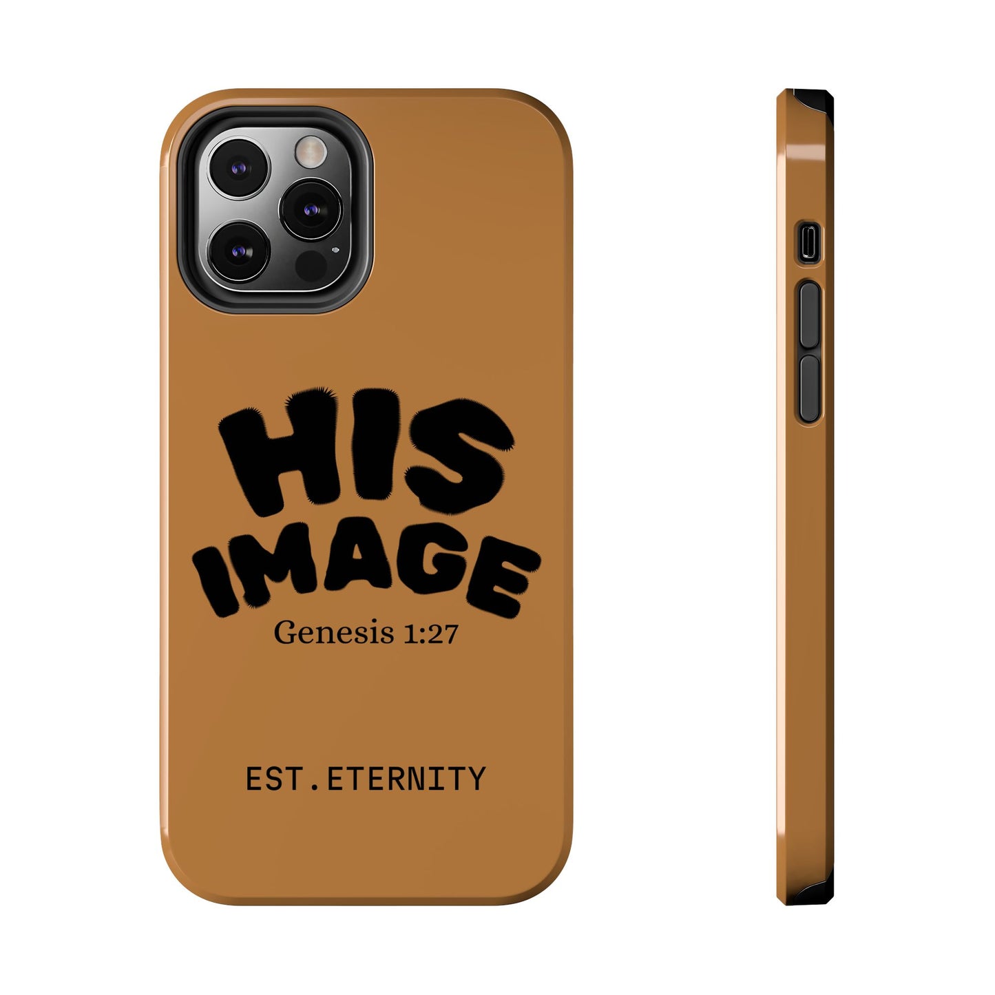 Stylish Tough Phone Case - HIS IMAGE, Durable Phone Cover, Unique Gift, Modern Design, Trendy Accessories, Personalized Tech