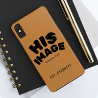 Stylish Tough Phone Case - HIS IMAGE, Durable Phone Cover, Unique Gift, Modern Design, Trendy Accessories, Personalized Tech