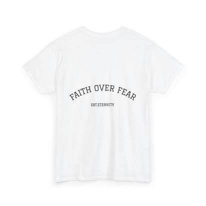 Faith Over Fear Eternity Tee | Unisex Shortsleeved T-shirt | White