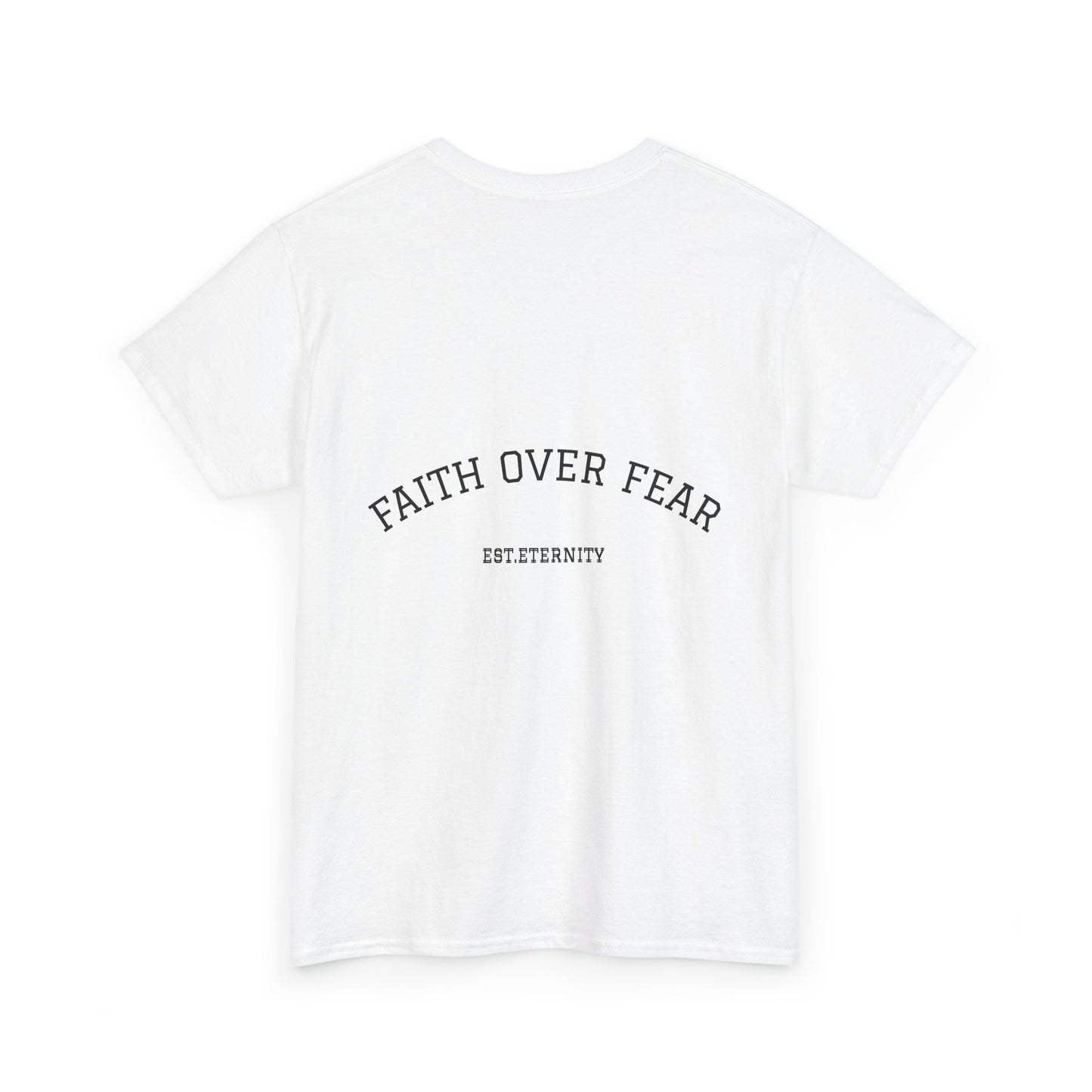 Faith Over Fear Eternity Tee | Unisex Shortsleeved T-shirt | White