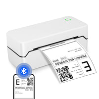 Bluetooth Thermal Shipping Label Printer, Wireless 4X6 Label Printer for Shipping Package and Small Business, Compatible with Android Ios Windows Mac, High Speed Labels Maker Printer