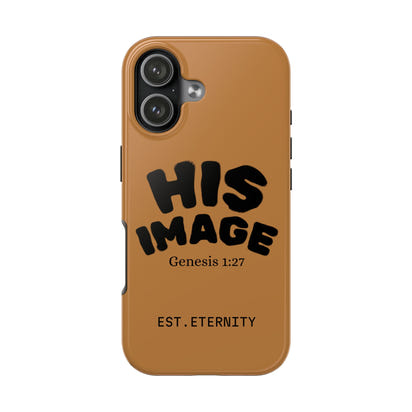 Stylish Tough Phone Case - HIS IMAGE, Durable Phone Cover, Unique Gift, Modern Design, Trendy Accessories, Personalized Tech