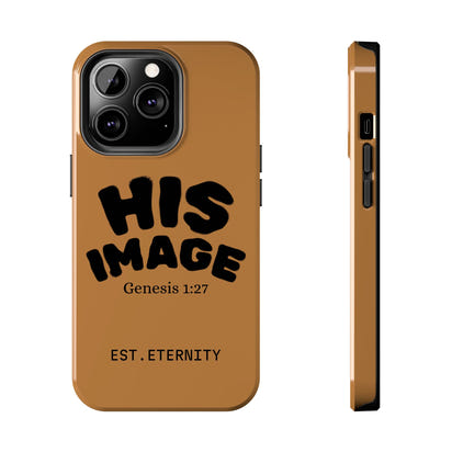 Stylish Tough Phone Case - HIS IMAGE, Durable Phone Cover, Unique Gift, Modern Design, Trendy Accessories, Personalized Tech