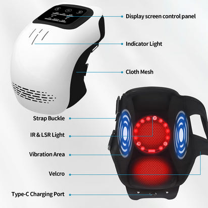 Smart Heating Knee Massager | Rechargeable | Pain Relief
