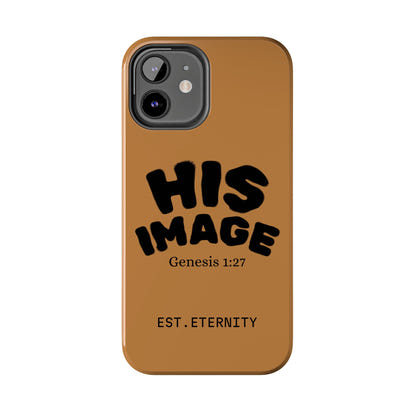 Stylish Tough Phone Case - HIS IMAGE, Durable Phone Cover, Unique Gift, Modern Design, Trendy Accessories, Personalized Tech