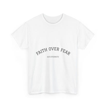 Faith Over Fear Eternity Tee | Unisex Shortsleeved T-shirt | White