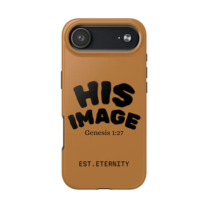 Stylish Tough Phone Case - HIS IMAGE, Durable Phone Cover, Unique Gift, Modern Design, Trendy Accessories, Personalized Tech
