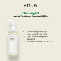 Anua Skincare Products Set Facial Deep Cleansing Toner 77 Heartleaf Pore Control Cleansing Oil Korean Kit Skin Care Beauty Set